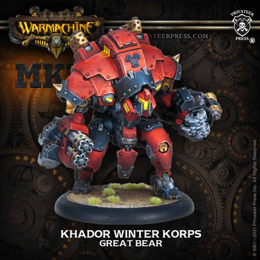 Privateer Press -  Warmachine: Khador Winter Korps: Great Bear (Mk Iv Heavy Warjack)