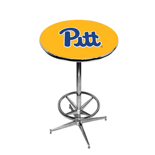 PITTSBURGH CHROME FOOT RING PUB TABLE GOLD - PITPTR417