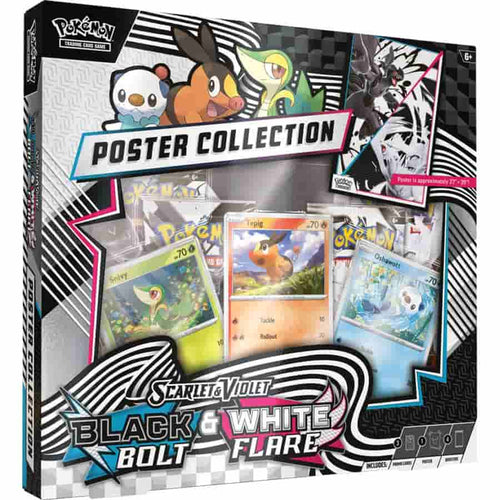 Pokemon Company Int -  Pokemon Tcg: Scarlet And Violet Black Bolt And White Flare Unova Poster Collection (6Ct Case)