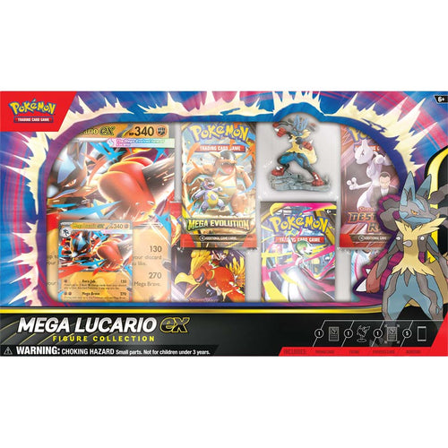 Pokemon Company Int -  Pokemon Tcg: Mega Lucario Ex Figure Collection (6Ct) Pre-Order
