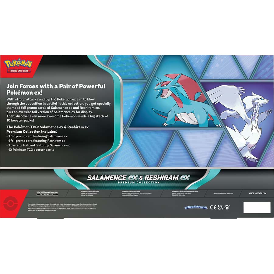 Pokemon Company Int -  Pokemon Tcg: Salamence Ex And Reshiram Ex Premium Collection (6Ct Case) Pre-Order