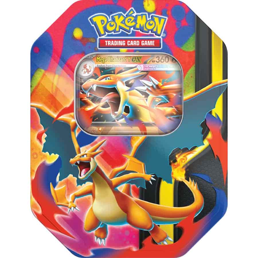Pokemon Company Int -  Pokemon Tcg: Mega Charizard Tin (6 Ct Case) Pre-Order