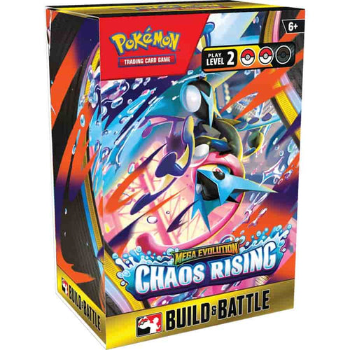 Pokemon Company Int -  Pokemon Tcg: Mega Evolution Chaos Rising (Me04) Build And Battle (10Ct Display) Pre-Order