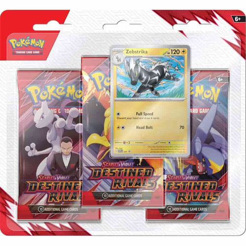 Pokemon Company Int -  Pokemon Tcg: Scarlet And Violet Destined Rivals (Sv10) Three-Booster Blister
