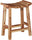 Powell D1020B16BS 30 x 20 x 12.25 in. Dale Saddle Bar Stool  Light Natural