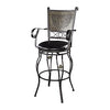 Powell D1062B17BS Ellie Big & Tall Barstool  black & Grey