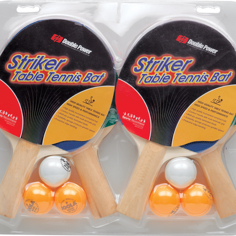 Action PP54665W Ping Pong Paddles & Balls  - Set of 2 Table Tennis
