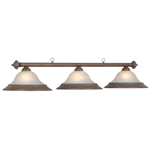 60'' 3 LT BILLIARD LIGHT-OLD BROWN