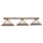 60'' 3 LT BILLIARD LIGHT-OLD BROWN