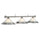 60'' 3 LT BILLIARD LIGHT- STAINLESS