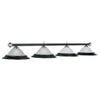82'' 4 LT BILLIARD LIGHT-MATTE BLACK/ST