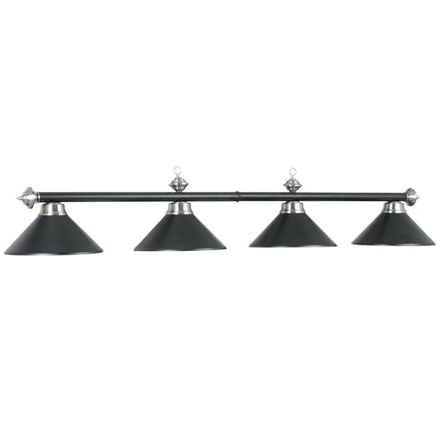 78'' 4 LT BILLIARD LIGHT-MATTE BLK/ ST