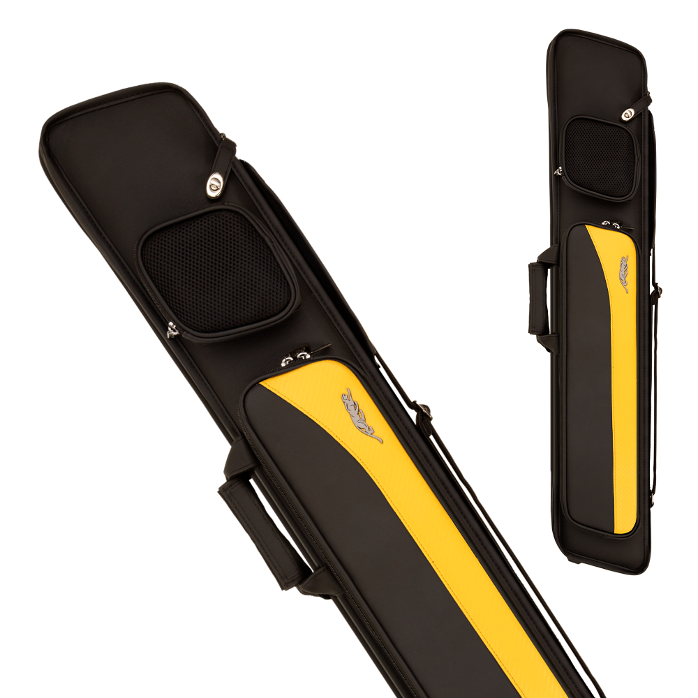 Predator PREDSP34Y Sport Pool Cue Case - Yellow and Black Cases