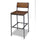 Progressive Furniture A103-42 42 x 19 x 21 in. Wood & Metal Bar Stool - 1 Carton