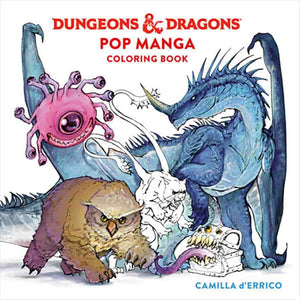 Penguin Random House -  Dungeons And Dragons: Pop Manga Coloring Book Pre-Order
