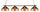 PURDUE 4-LIGHT GAME TABLE LIGHT - PUR-480GL