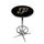 PURDUE CHROME FOOT RING PUB TABLE BLACK - PURPTR144