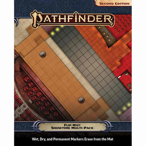 Paizo Publishing -  Pathfinder Rpg (2E): Flip-Mat: Showtime Multi-Pack