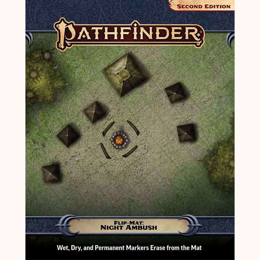 Paizo Publishing -  Pathfinder Rpg (2E): Flip-Mat: Night Ambush