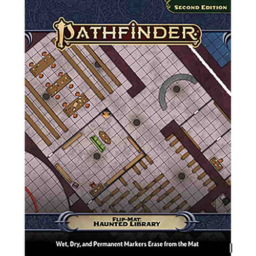 Paizo Publishing -  Pathfinder (2E): Flip-Mat: Haunted Library Pre-Order