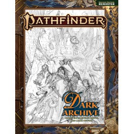 Paizo - Pathfinder Dark Archive (Remastered) Sketch Cover