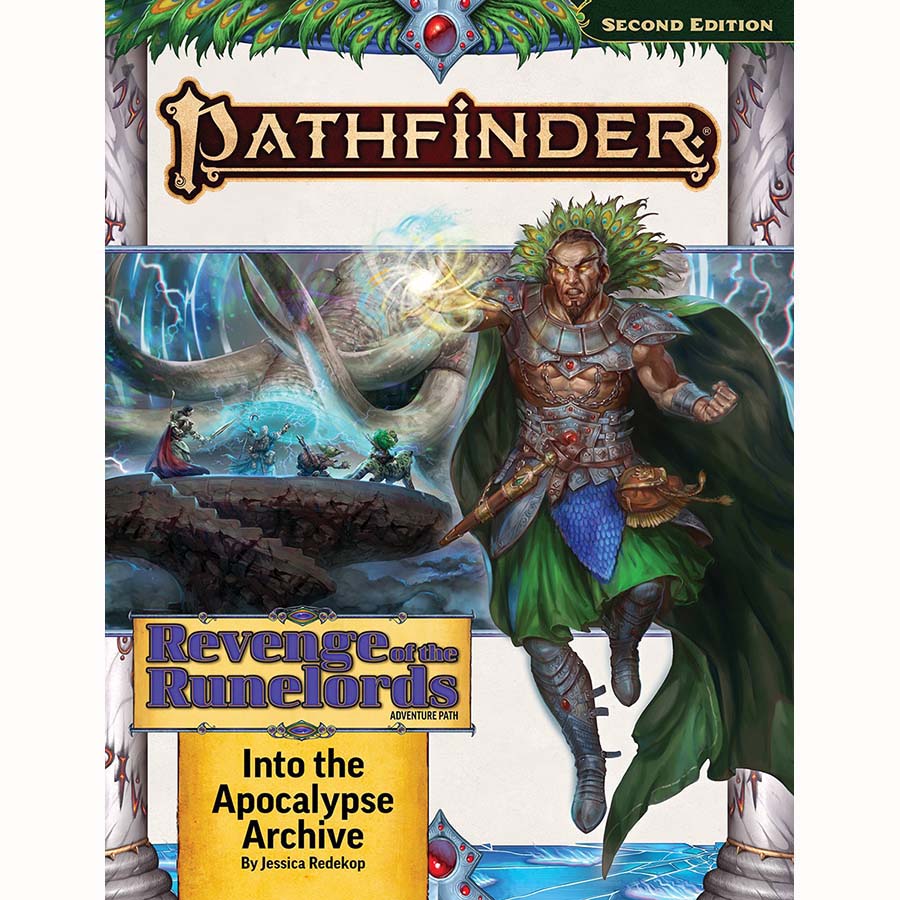 Paizo Publishing -  Pathfinder Rpg (2E): Adventure Path #221: Into The Apocalypse Archive (Revenge Of The Runelords 3 Of 3) Pre-Order