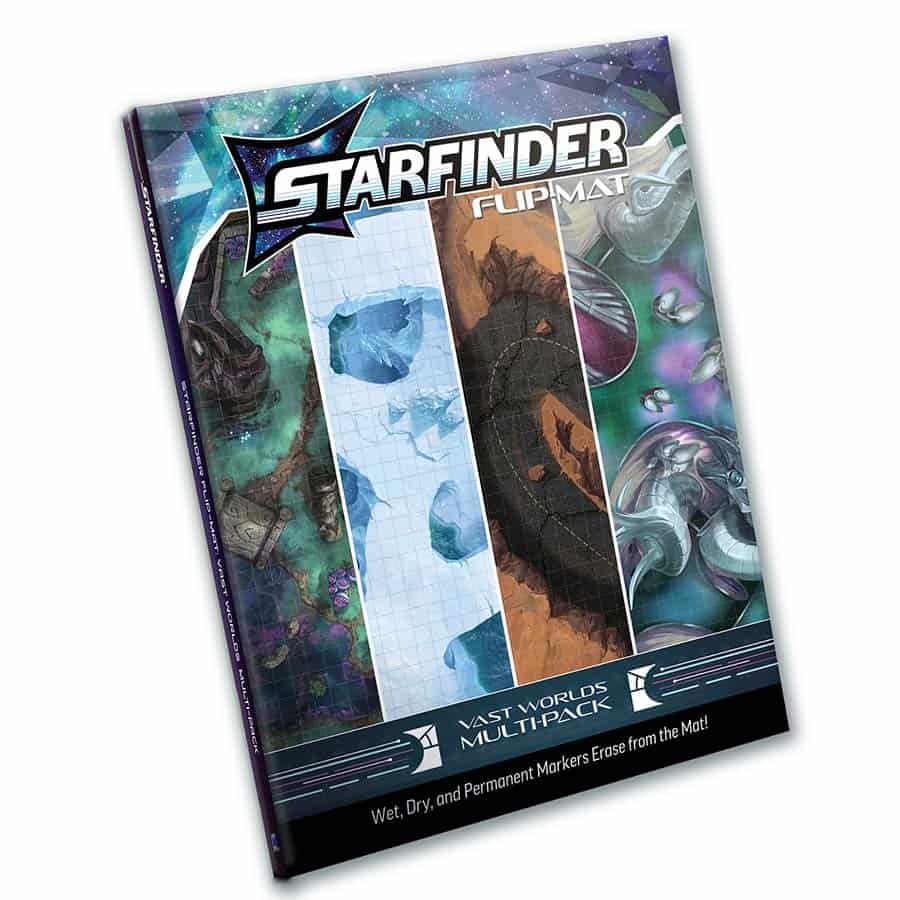 Paizo Publishing -  Starfinder Rpg (2E): Flip-Mat: Vast Worlds Multi-Pack Pre-Order
