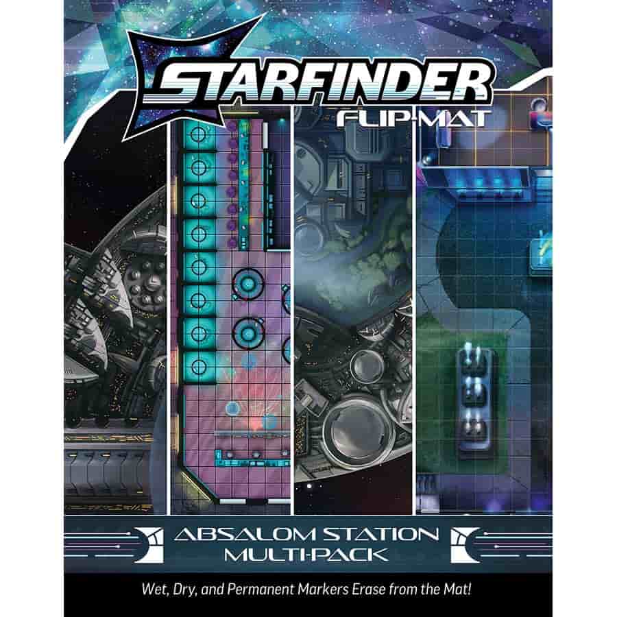 Paizo Publishing -  Starfinder (2E): Flip-Mat: Absalom Station Multi-Pack Pre-Order