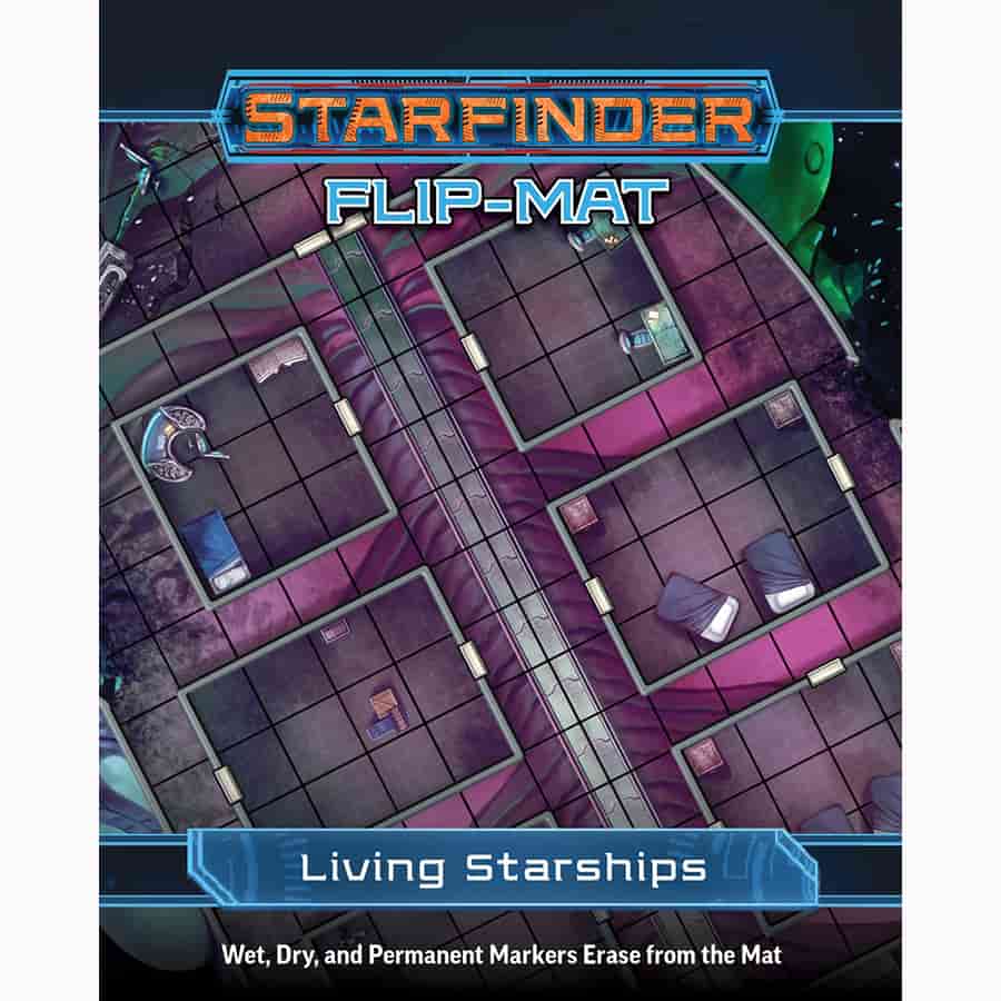 Paizo Publishing -  Starfinder Rpg: Flip-Mat: Living Starships