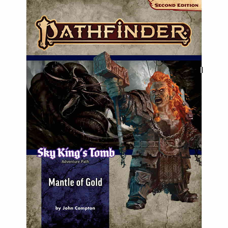 Paizo Publishing -  Pathfinder Rpg (2E) Adventure Path: Mantle Of Gold (Sky King's Tomb 1 Of 3)