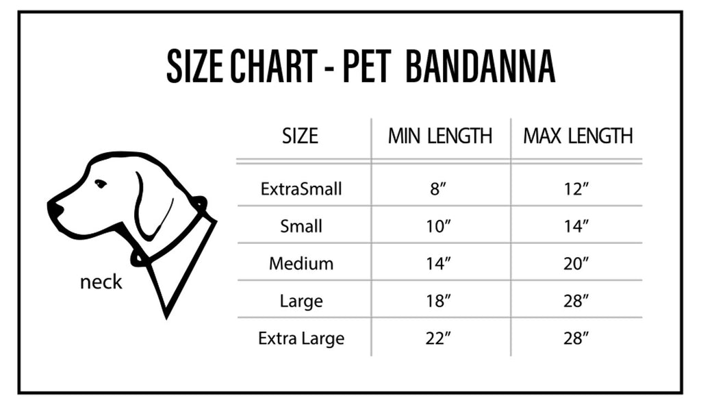 Buffalo Bills Pet Bandanna Size L - Little Earth