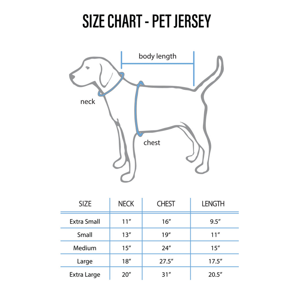 Chicago Blackhawks Pet Jersey Size XS - Little Earth