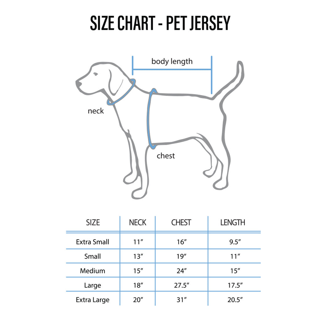 New York Rangers Pet Jersey Size S - Little Earth
