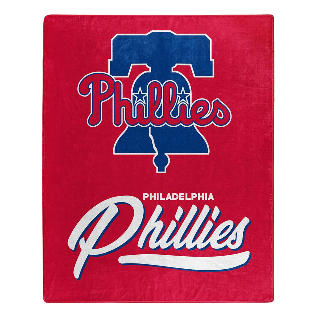 Philadelphia Phillies Blanket 50x60 Raschel Signature Design - the Northwest Company
