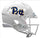 Pittsburgh Panthers Helmet Riddell Replica Mini Speed Style White - Riddell