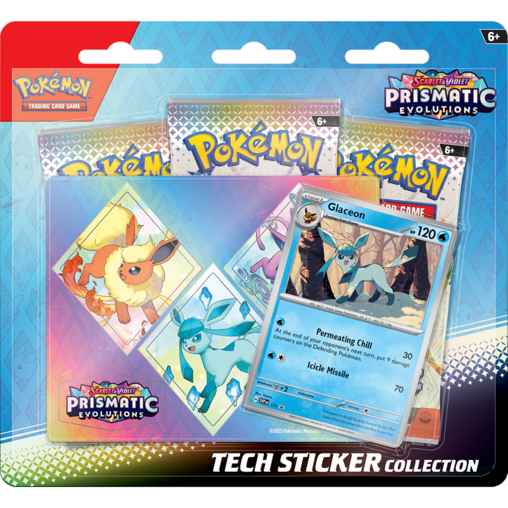 Pokémon TCG: Scarlet & Violet 8.5: Prismatic Evolutions: Tech Sticker Collection (Glaceon)