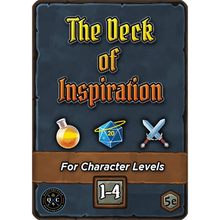 Quests And Chaos -  Deck Of Inspiration: Lvl 1-4