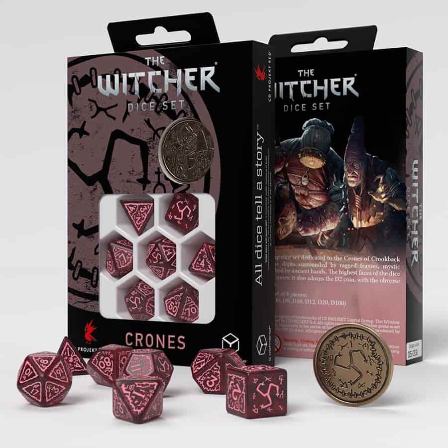 Q-Workshop -  Witcher Dice Set: Crones Whispess