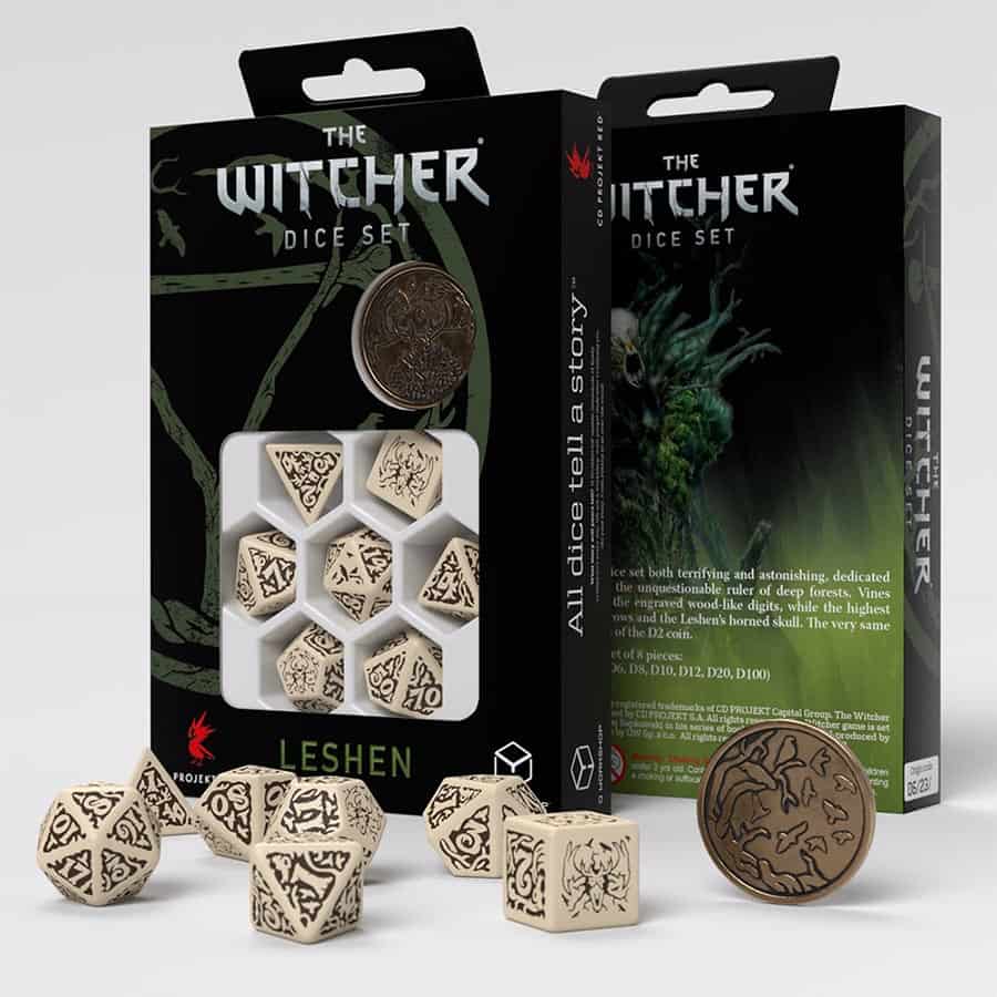 Q-Workshop -  Witcher Dice Set: Leshen The Master Of Crows