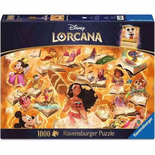 Ravensburger -  Disney Lorcana: Glimmers Of The Realm Puzzle: Amber (1000Pc) Pre-Order