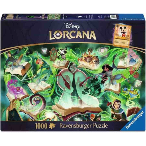 Ravensburger -  Disney Lorcana: Glimmers Of The Realm Puzzle: Emerald (1000Pc) Pre-Order