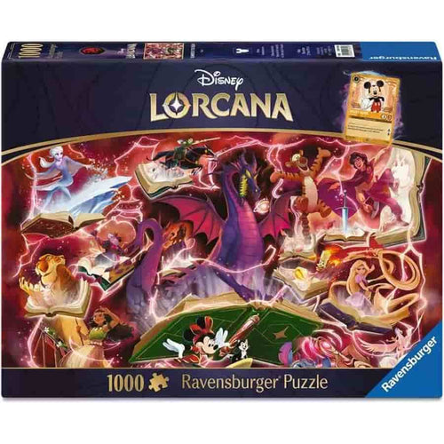 Ravensburger -  Disney Lorcana: Glimmers Of The Realm Puzzle: Ruby (1000Pc) Pre-Order