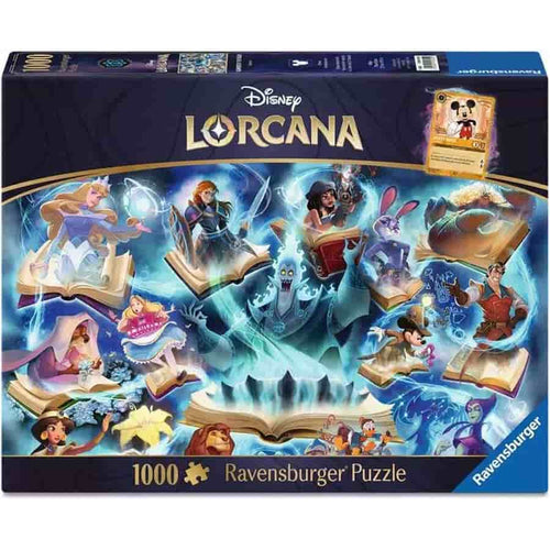 Ravensburger -  Disney Lorcana: Glimmers Of The Realm Puzzle: Sapphire (1000Pc) Pre-Order