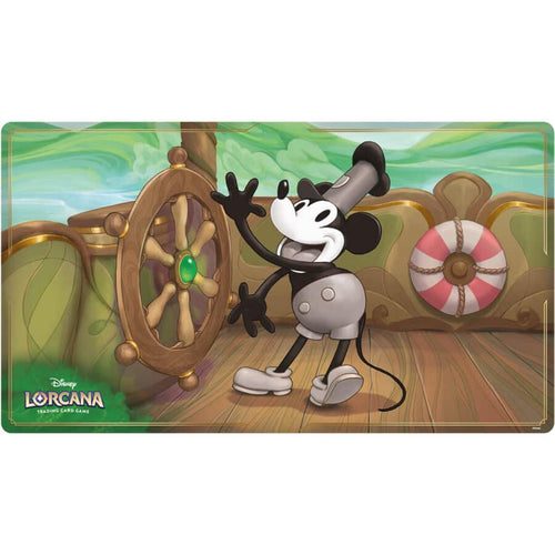 Ravensburger -  Lorcana Set 1: Playmat: Mickey Mouse (Steamboat Pilot)