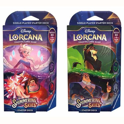 Ravensburger -  Lorcana: Set 5 Shimmering Skies: Starter Deck (8Ct Display)