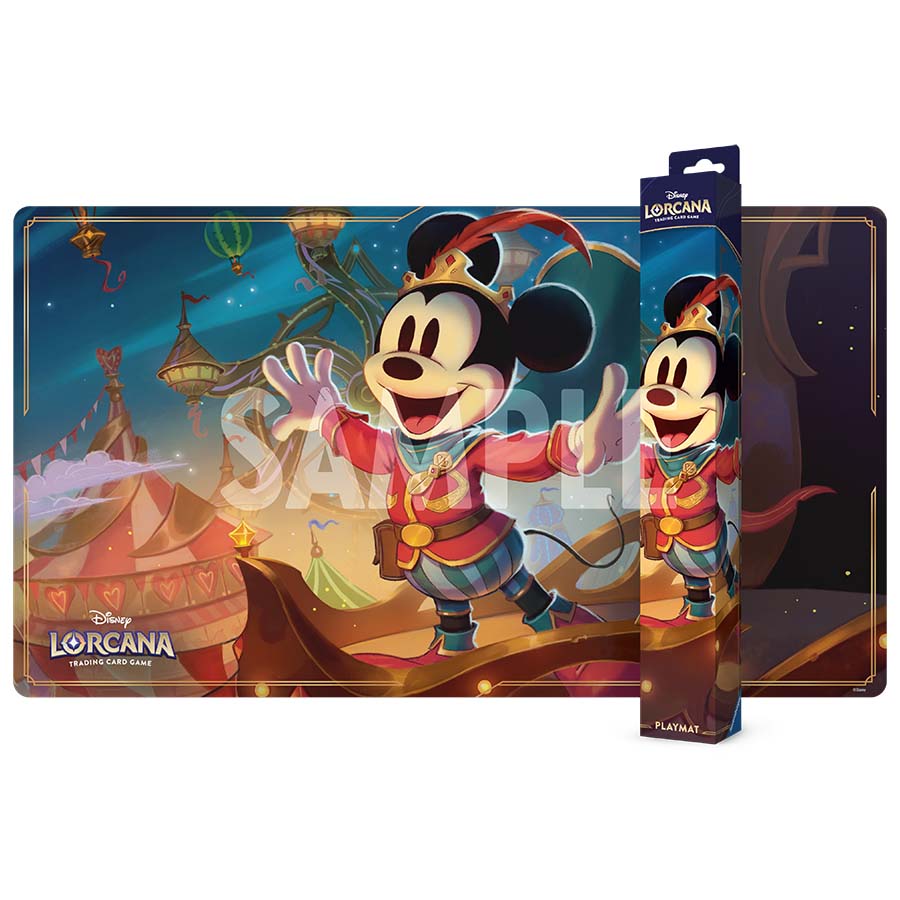 Ravensburger -  Lorcana: Set 10 Whispers In The Well: Playmat Mickey Mouse Brave Little Prince