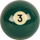 Aramith RBANS2.25 03 Snooker Replacement Ball  - 3 Billiard Balls