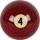 Aramith RBANS2.25 04 Snooker Replacement Ball  - 4 Billiard Balls