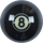 Aramith RBAT 08 Tournament Replacement Ball  - 8 Billiard Balls