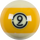 Aramith RBAT 09 Tournament Replacement Ball  - 9 Billiard Balls